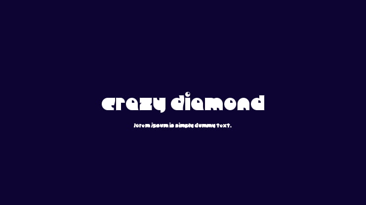 Crazy Diamond Font