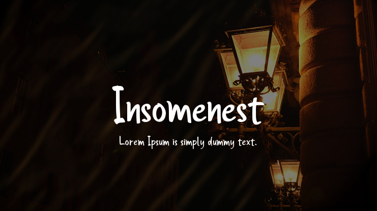 Insomenest Font