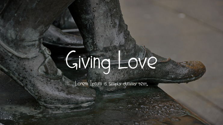 Giving Love Font