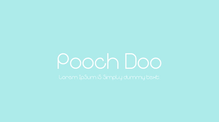 Pooch Doo Font