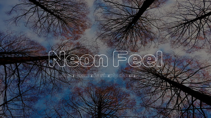 Neon Feel Font