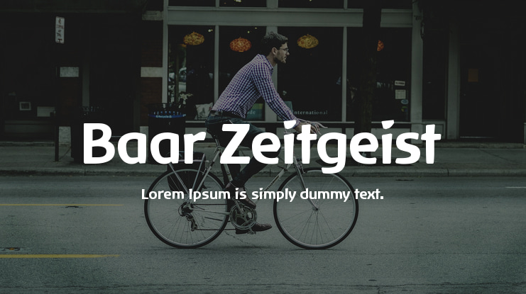 Baar Zeitgeist Font