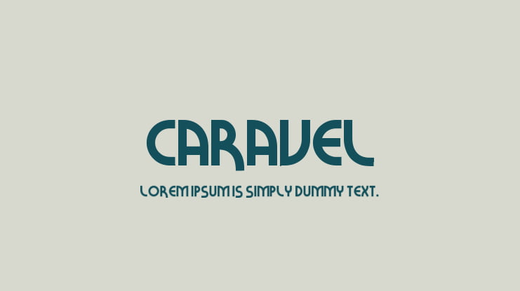 Caravel Font