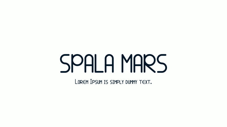 SPALA MARS Font