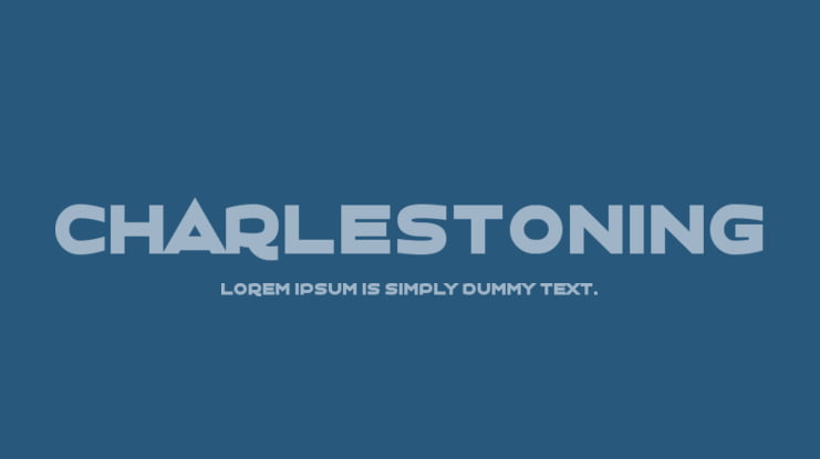 Charlestoning Font