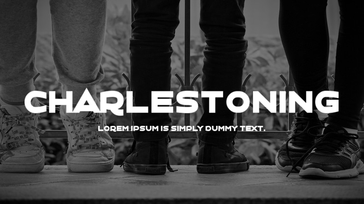 Charlestoning Font