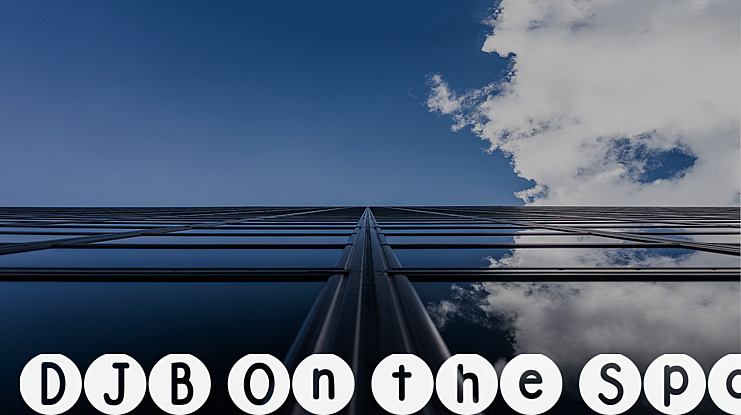 DJB On the Spot Font