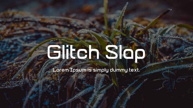 Glitch Slap Font