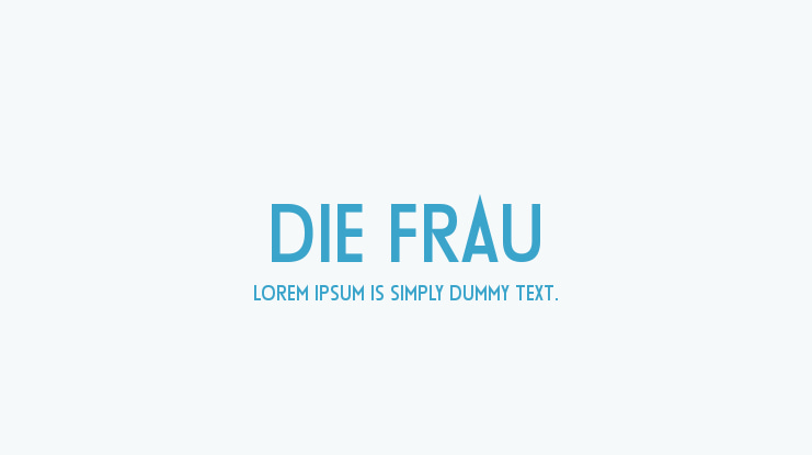 Die Frau Font