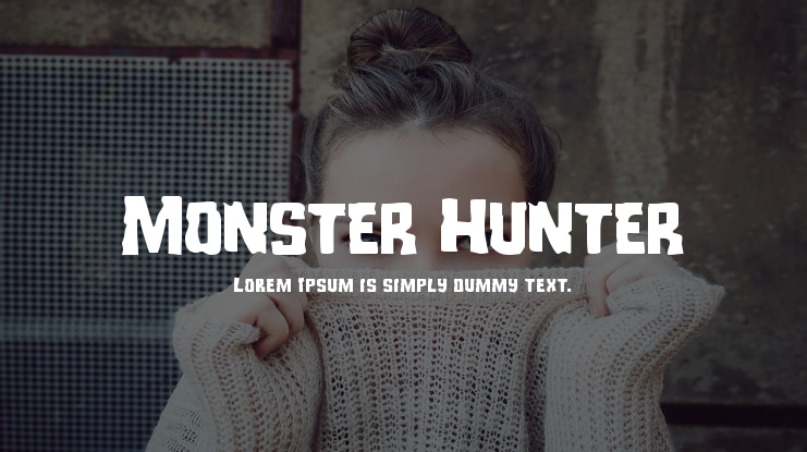 Monster Hunter Font Family
