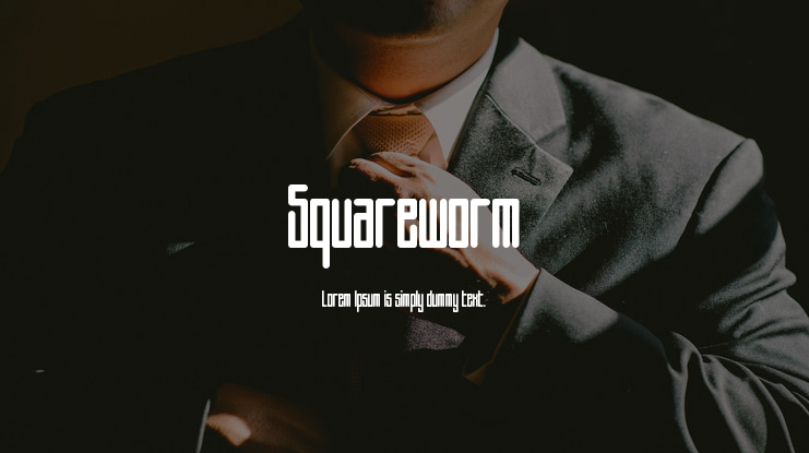 Squareworm Font