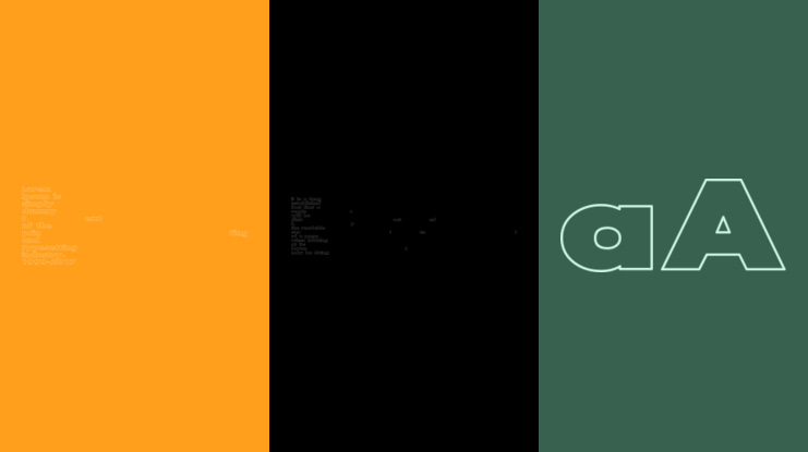 Scream outlined Font Family