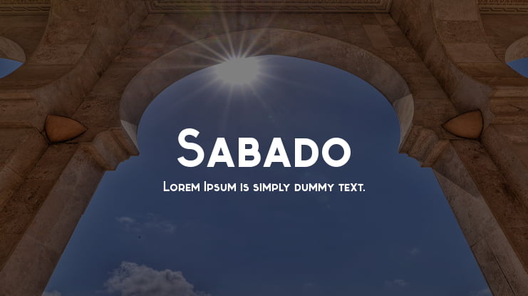 Sabado Font Family