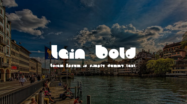Lein Bold Font