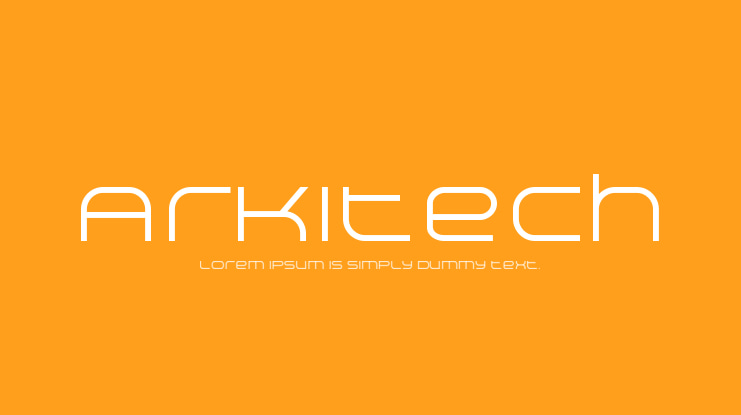 Arkitech Font