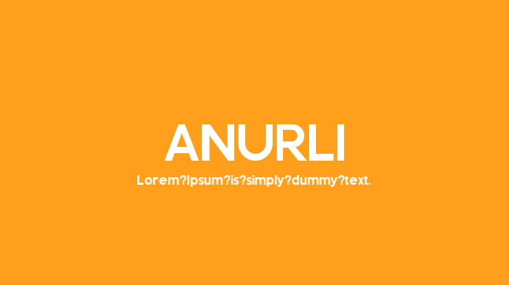 ANURLI Font