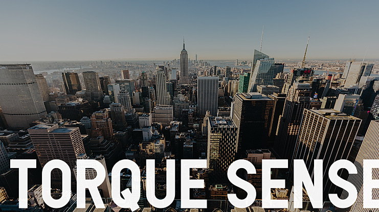 Torque Sense Font