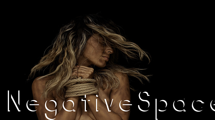 NegativeSpace Font