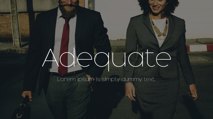 Adequate Font