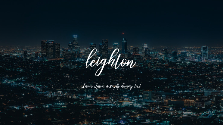 leighton Font