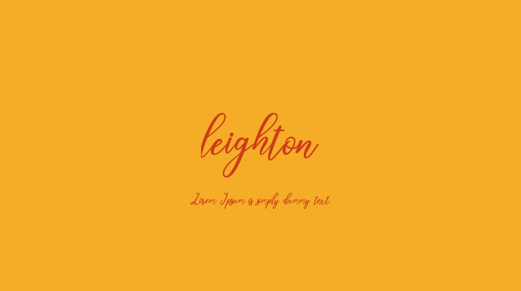 leighton Font