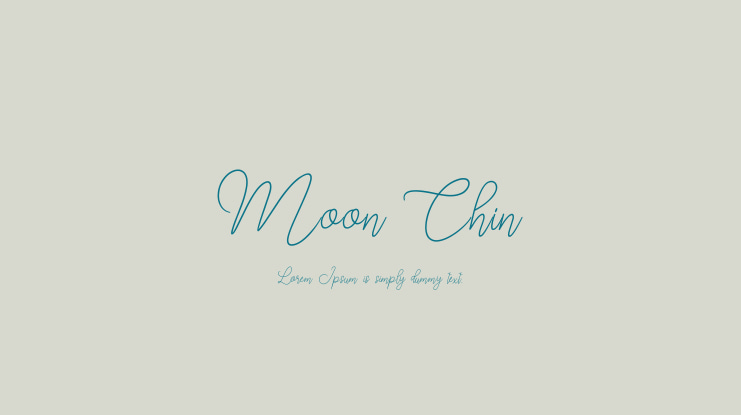 Moon Chin Font