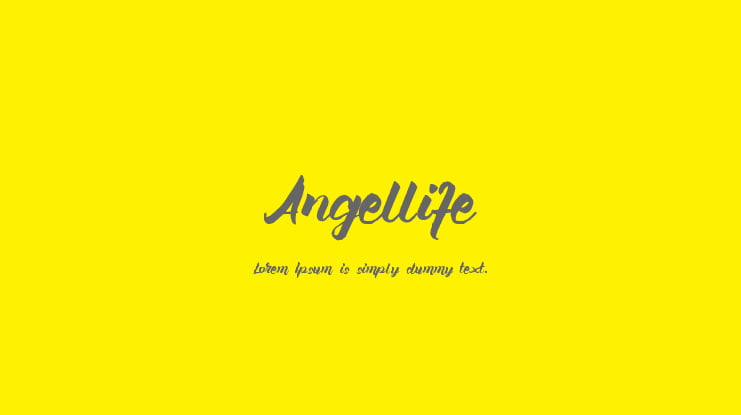 Angellife Font