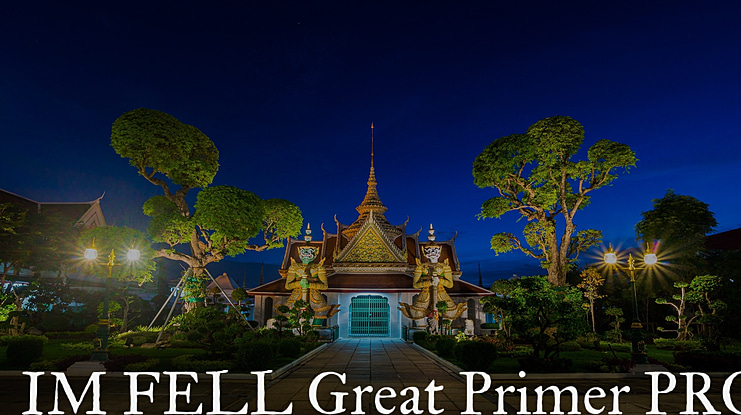 IM FELL Great Primer PRO Font Family