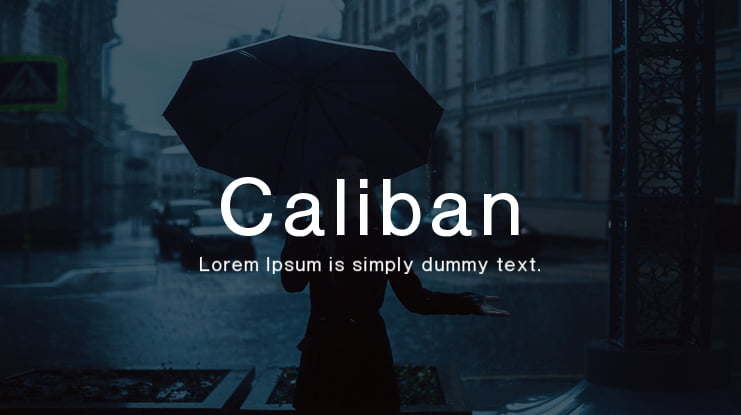 Caliban Font