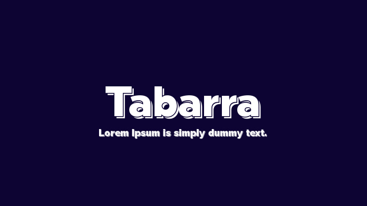Tabarra Font Family
