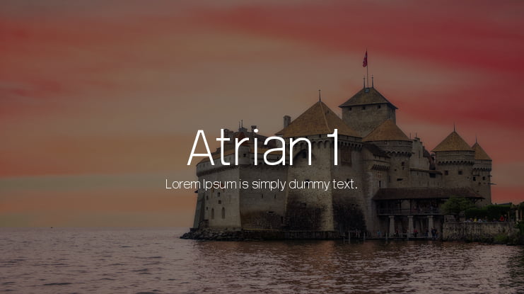Atrian 1 Font Family