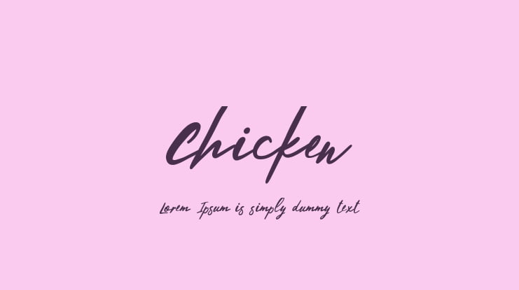 Chicken Font
