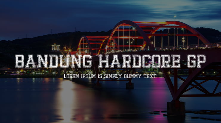 Bandung Hardcore GP Font