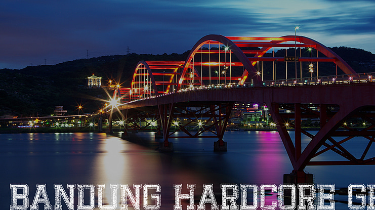 Bandung Hardcore GP Font