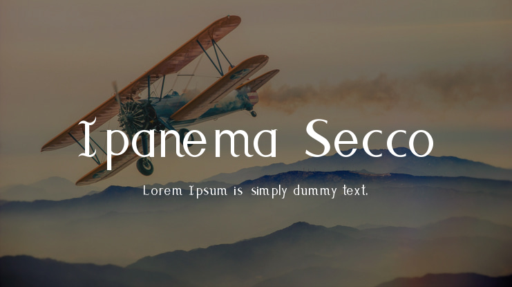 Ipanema Secco Font