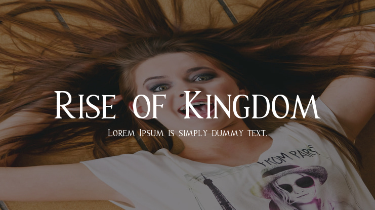 Rise of Kingdom Font