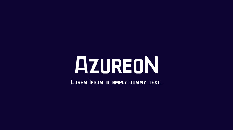 AzureoN Font