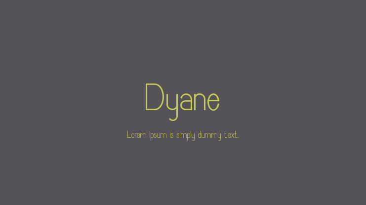 Dyane Font
