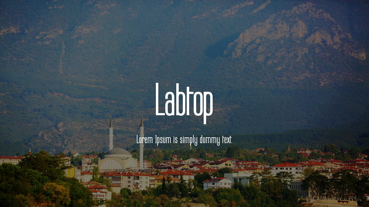 Labtop Font Family