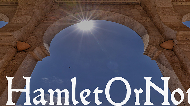 HamletOrNot Font