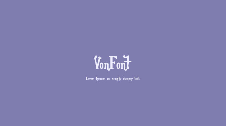 VonFont Font