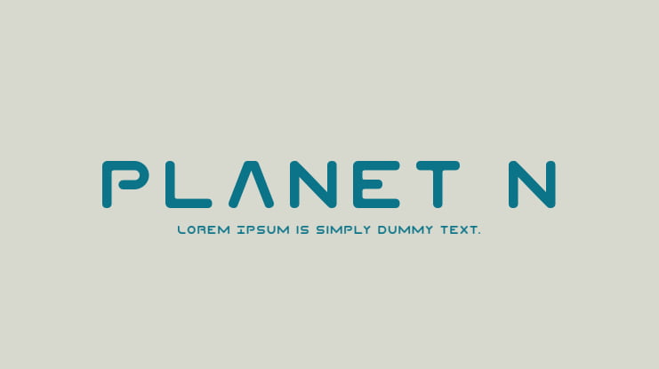 Planet N Font Family