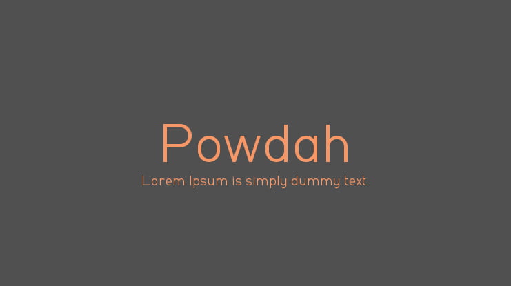 Powdah Font