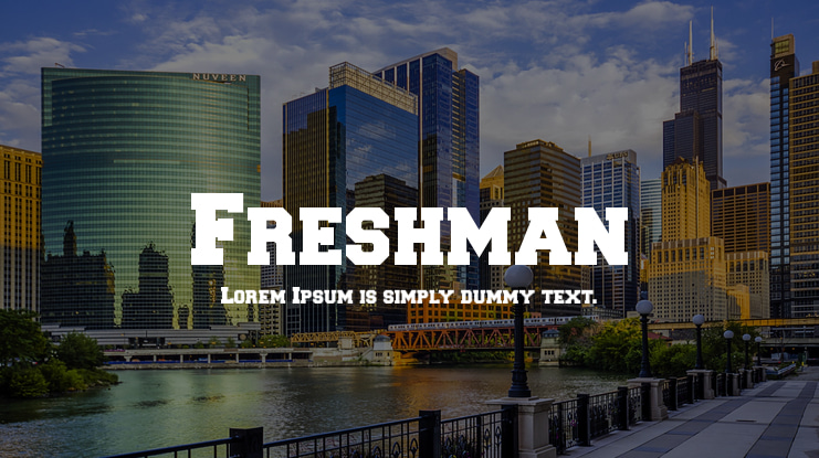 Freshman Font