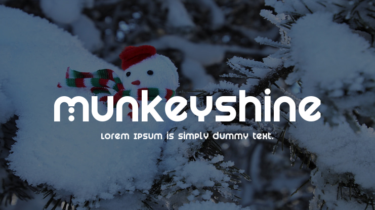 Munkeyshine Font