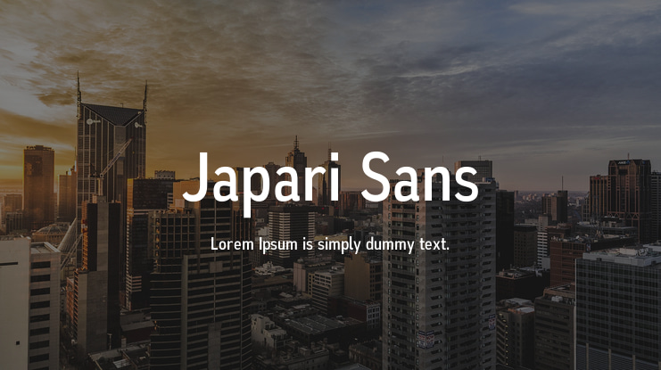 Japari Sans Font