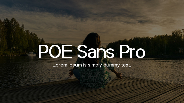 POE Sans Pro Font Family