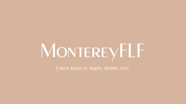 MontereyFLF Font Family