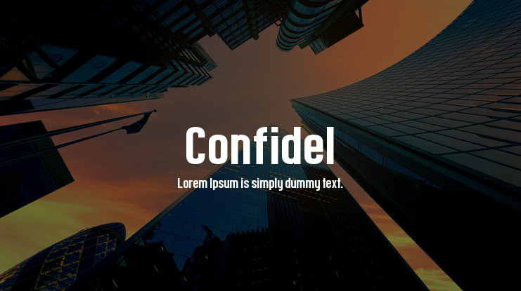 Confidel Font