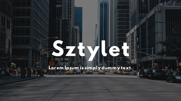Sztylet Font Family